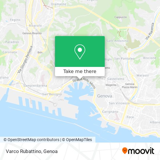 Varco Rubattino map