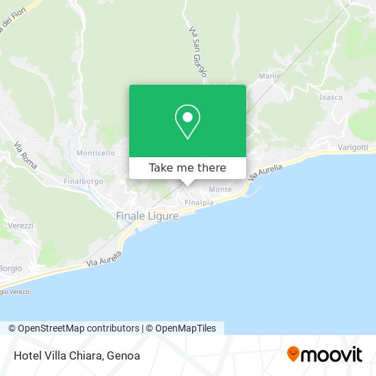 Hotel Villa Chiara map