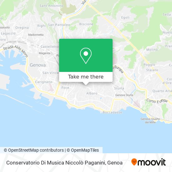 Conservatorio Di Musica Niccolò Paganini map