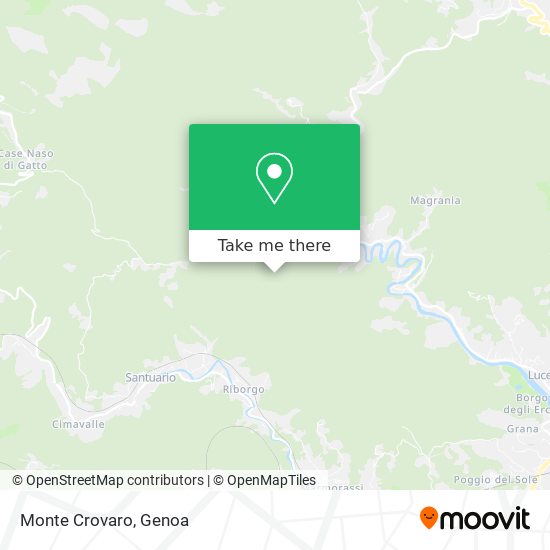 Monte Crovaro map