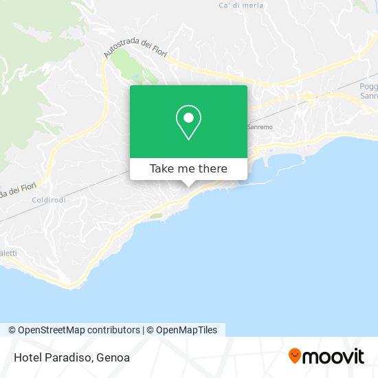 Hotel Paradiso map