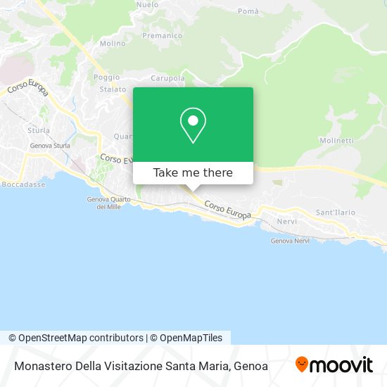 Monastero Della Visitazione Santa Maria map