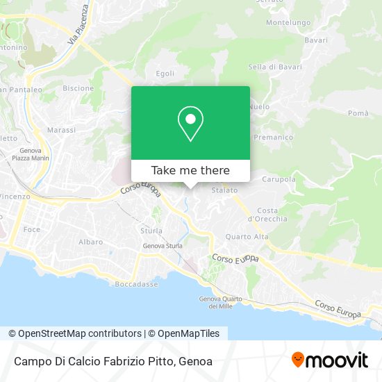 Campo Di Calcio Fabrizio Pitto map