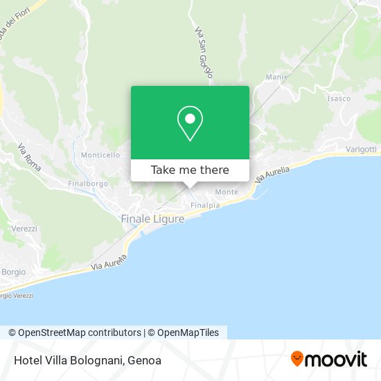 Hotel Villa Bolognani map