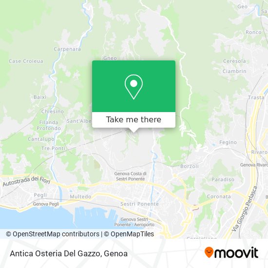 Antica Osteria Del Gazzo map