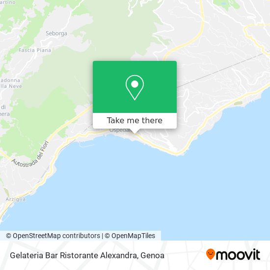 Gelateria Bar Ristorante Alexandra map