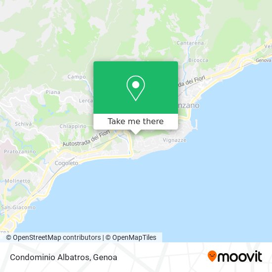 Condominio Albatros map