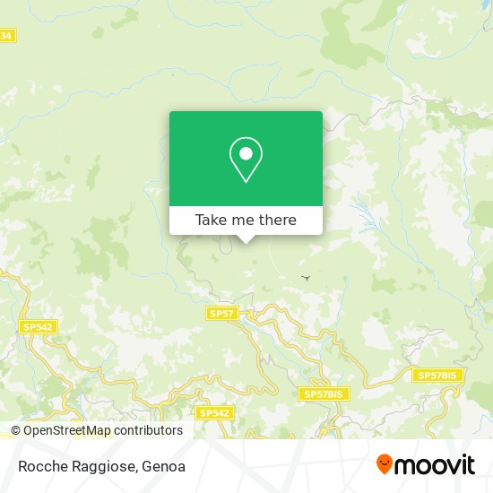 Rocche Raggiose map