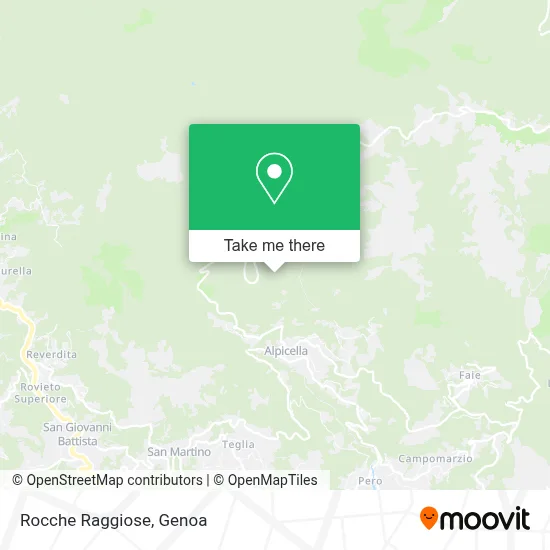 Rocche Raggiose map