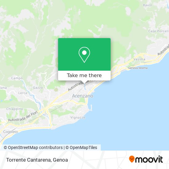 Torrente Cantarena map
