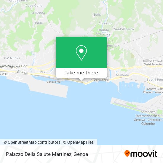 Palazzo Della Salute Martinez map