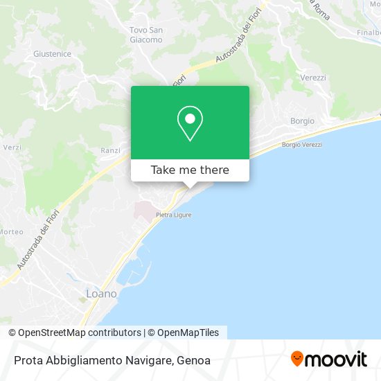 Prota Abbigliamento Navigare map