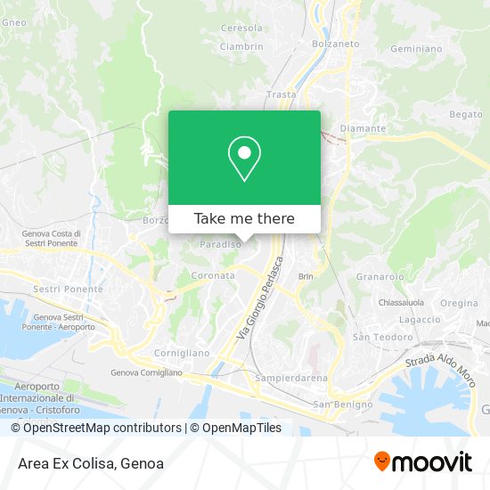 Area Ex Colisa map