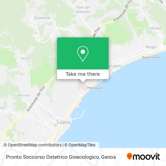 Pronto Soccorso Ostetrico Ginecologico map