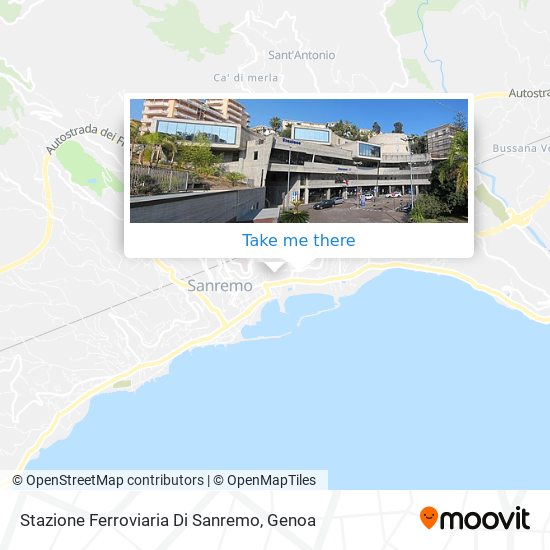 Stazione Ferroviaria Di Sanremo map