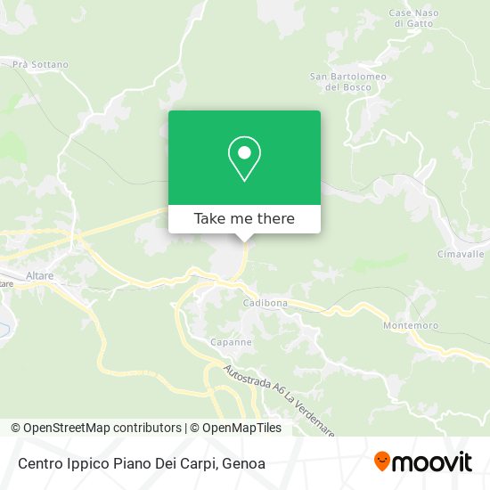 Centro Ippico Piano Dei Carpi map