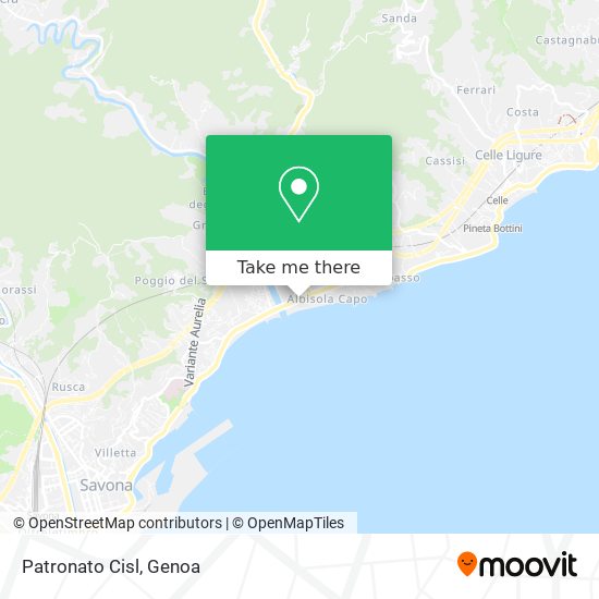 Patronato Cisl map