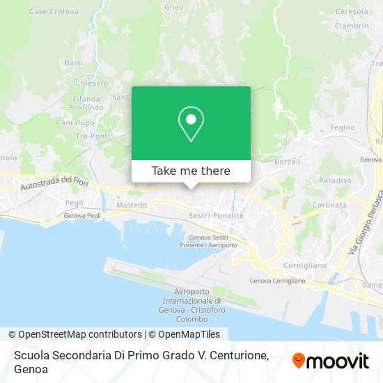 Scuola Secondaria Di Primo Grado V. Centurione map