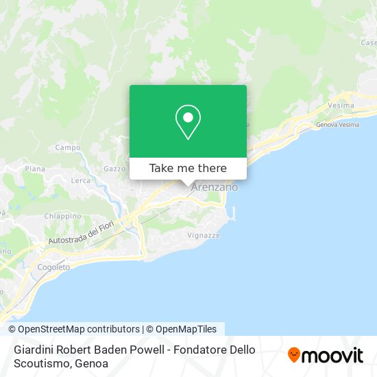 Giardini Robert Baden Powell - Fondatore Dello Scoutismo map