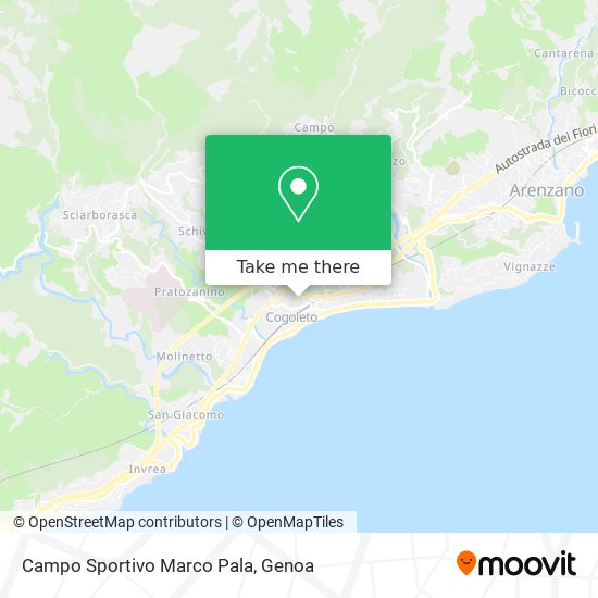 Campo Sportivo Marco Pala map