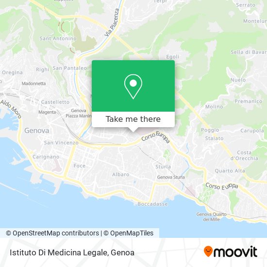 Istituto Di Medicina Legale map