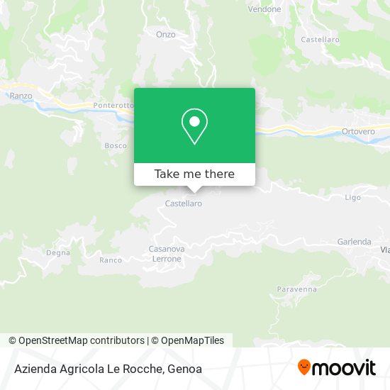 Azienda Agricola Le Rocche map