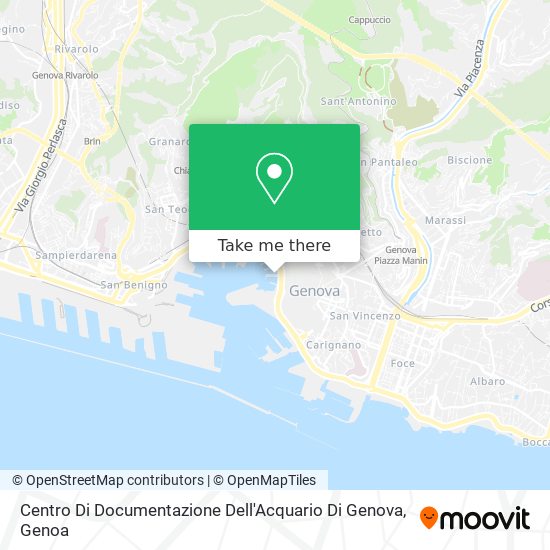 Centro Di Documentazione Dell'Acquario Di Genova map