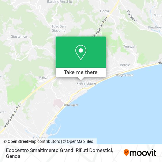Ecocentro Smaltimento Grandi Rifiuti Domestici map