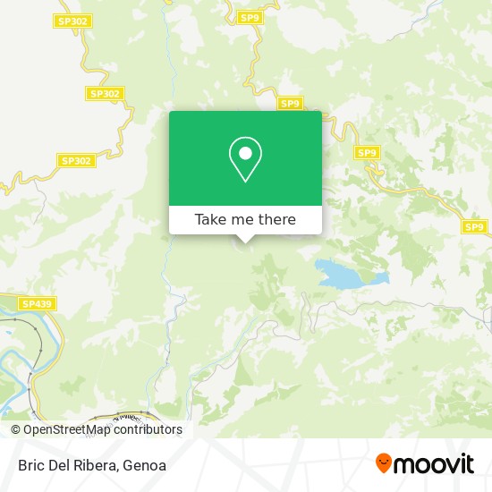Bric Del Ribera map