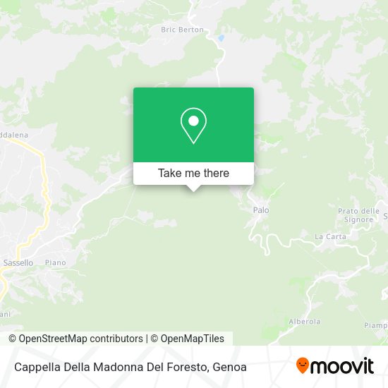 Cappella Della Madonna Del Foresto map