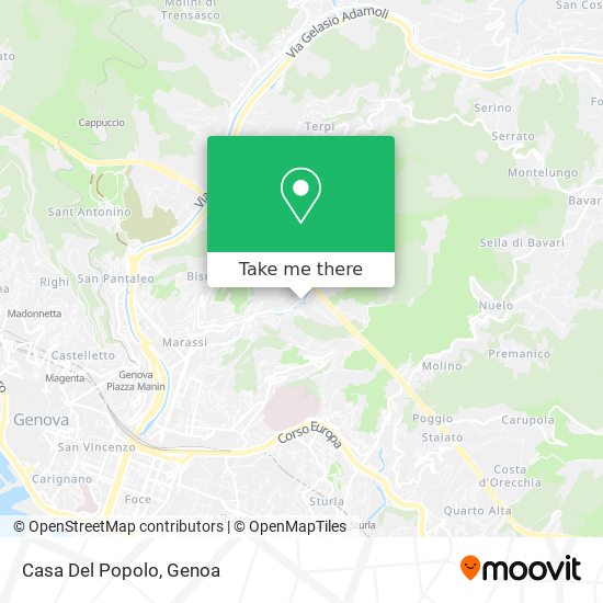 Casa Del Popolo map