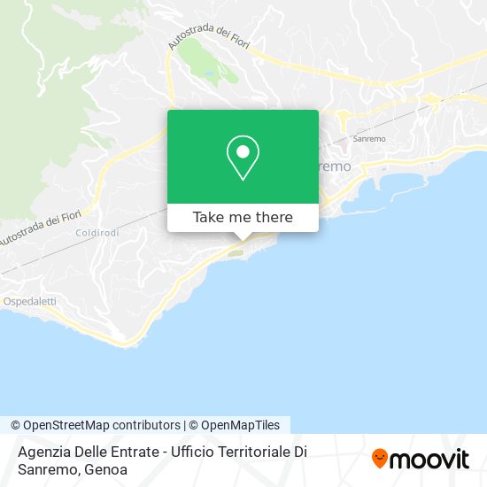 Agenzia Delle Entrate - Ufficio Territoriale Di Sanremo map