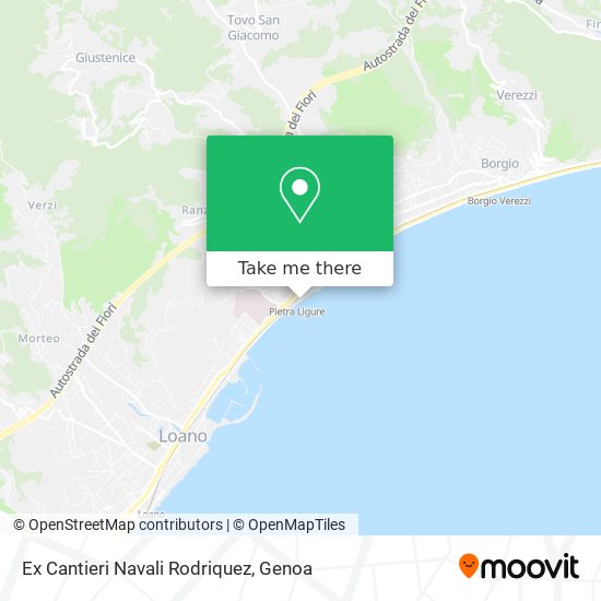 Ex Cantieri Navali Rodriquez map