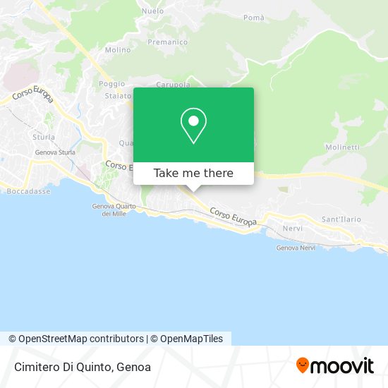 Cimitero Di Quinto map