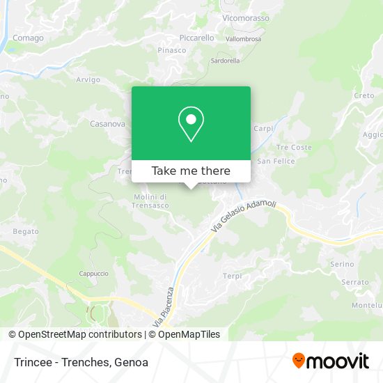 Trincee - Trenches map