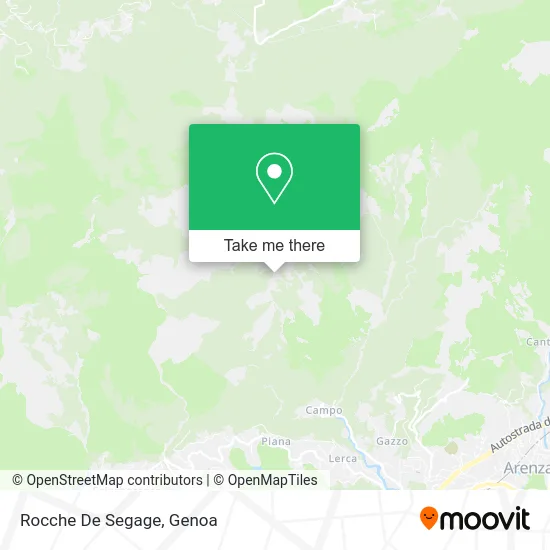 Rocche De Segage map