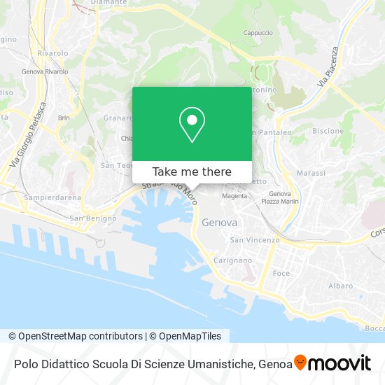 Polo Didattico Scuola Di Scienze Umanistiche map