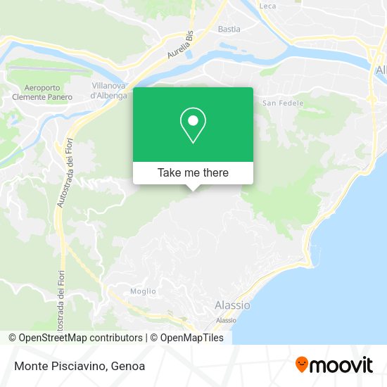 Monte Pisciavino map