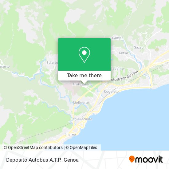 Deposito Autobus A.T.P. map