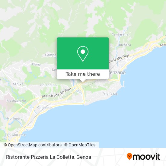 Ristorante Pizzeria La Colletta map