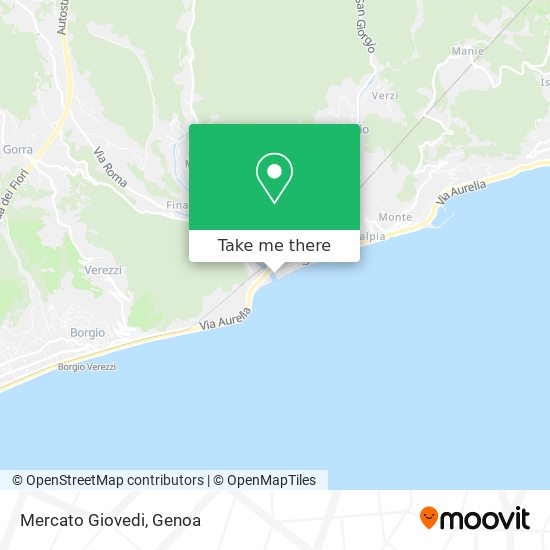 Mercato Giovedi map