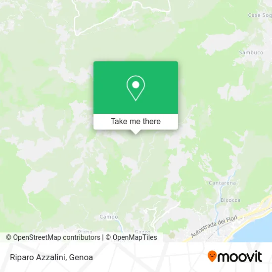 Azzalini Shelter map