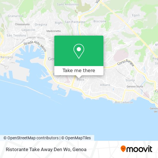 Ristorante Take Away Den Wo map