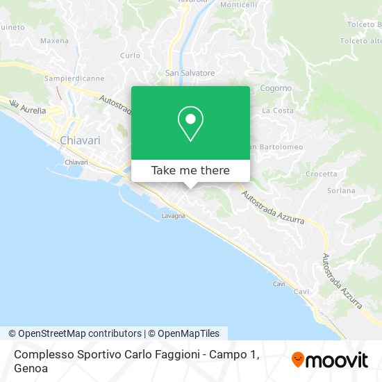 Complesso Sportivo Carlo Faggioni - Campo 1 map