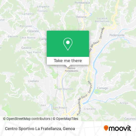 Centro Sportivo La Fratellanza map