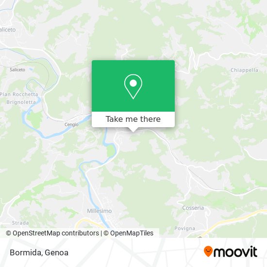 Bormida map