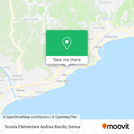 Scuola Elementare Andrea Baodo map