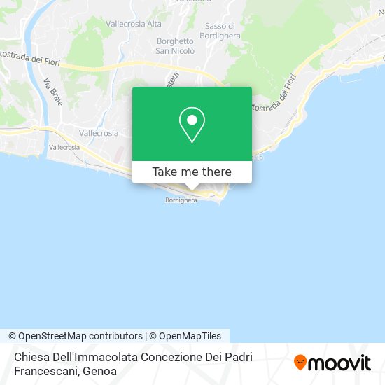 Chiesa Dell'Immacolata Concezione Dei Padri Francescani map