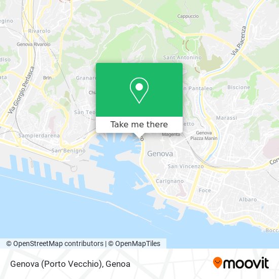 Genova (Porto Vecchio) map