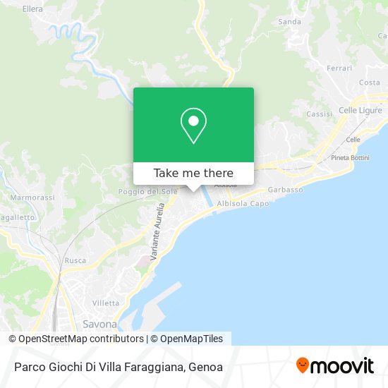 Parco Giochi Di Villa Faraggiana map